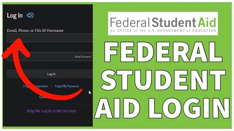 student aid.gov login.